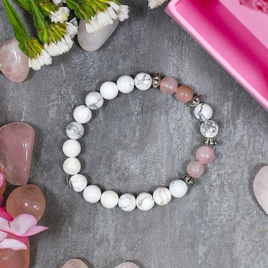 The Power of Rose Quartz & Howlite: A Perfect Healing Bracelet Combo
